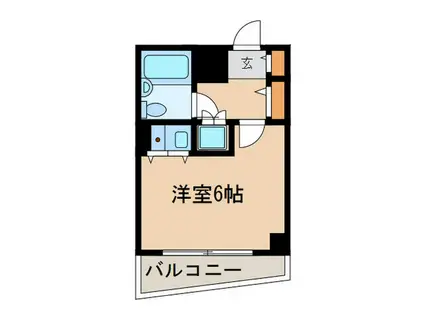 小杉SIビル(ワンルーム/3階)の間取り写真