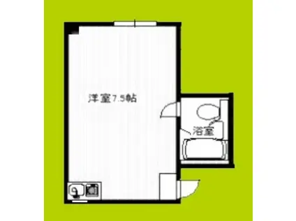 新大阪サンマンション1号館(ワンルーム/4階)の間取り写真