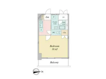 BSレジデンス栄(1K/3階)の間取り写真