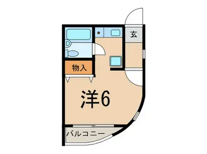 イルヴィラージュ3・3・5(ワンルーム/2階)の間取り写真