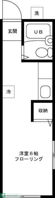 ハイネス近藤(1K/1階)の間取り写真