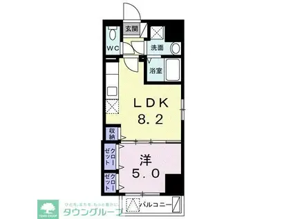 アンノアン グランデ(1LDK/3階)の間取り写真
