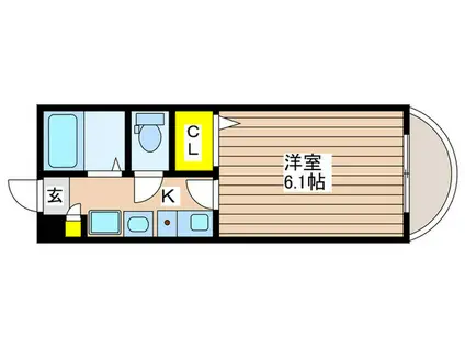 コスモハイツ(1K/3階)の間取り写真