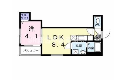 グラン シティ(1LDK/1階)の間取り写真