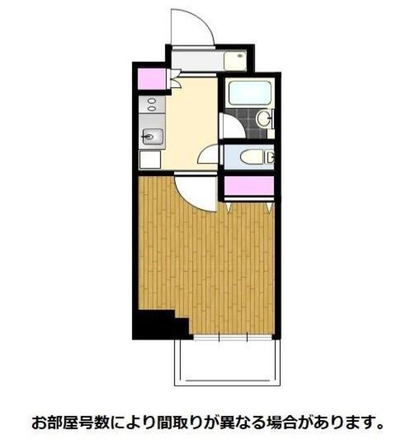 レジディア文京本郷II(1K/5階)の間取り写真