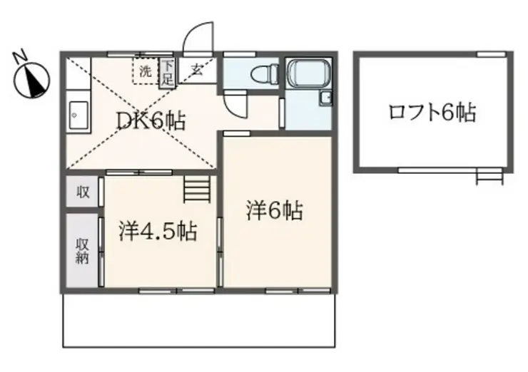 メゾンドシャルマン 2階階 間取り