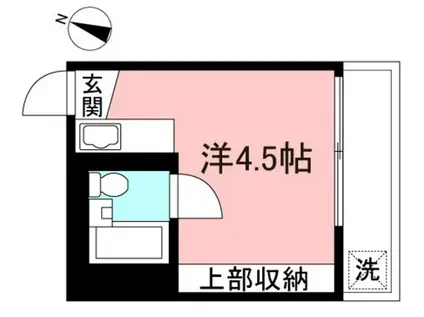 マリソル笹塚(ワンルーム/2階)の間取り写真
