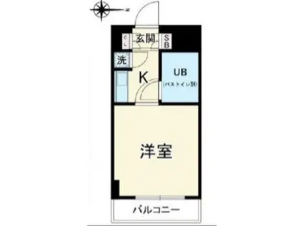 クリオ平塚参番館(1K/7階)の間取り写真