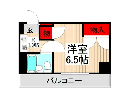 板橋昭和ビル徳丸(1K/2階)の間取り写真