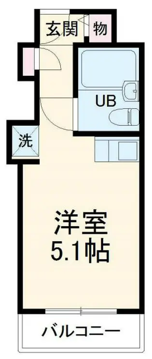 日興パレス大通り公園 3階階 間取り