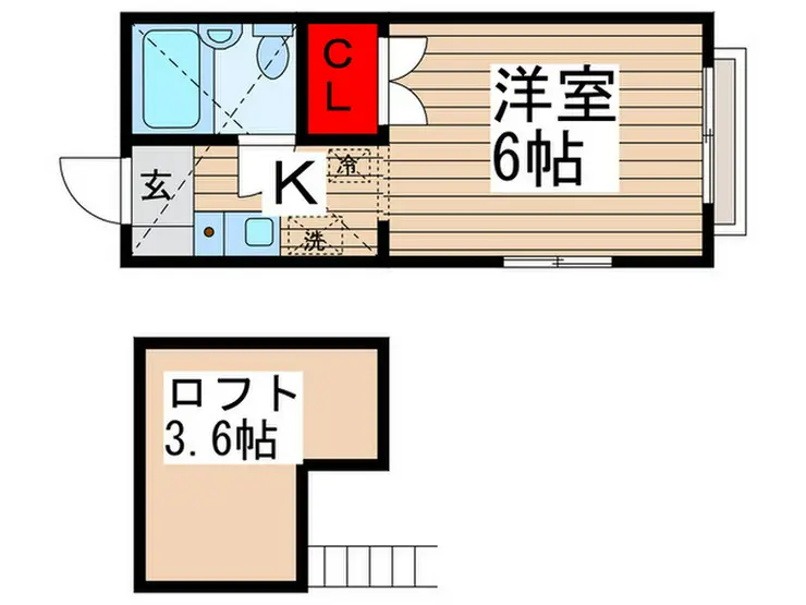 シャルムNS 2階階 間取り