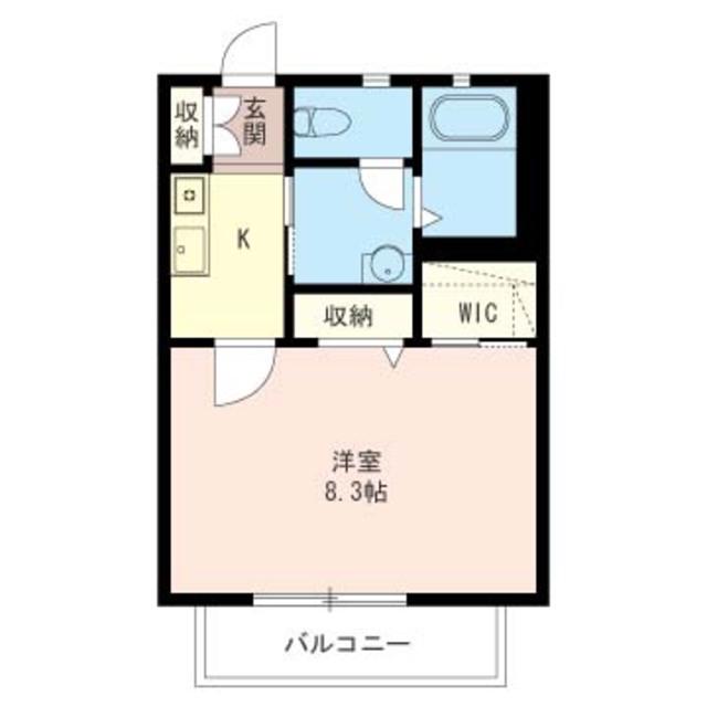 ディアス藤進(1K/2階)の間取り写真