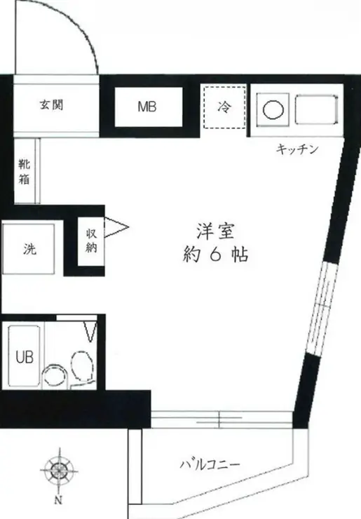 パレ・ドール山王北 4階階 間取り