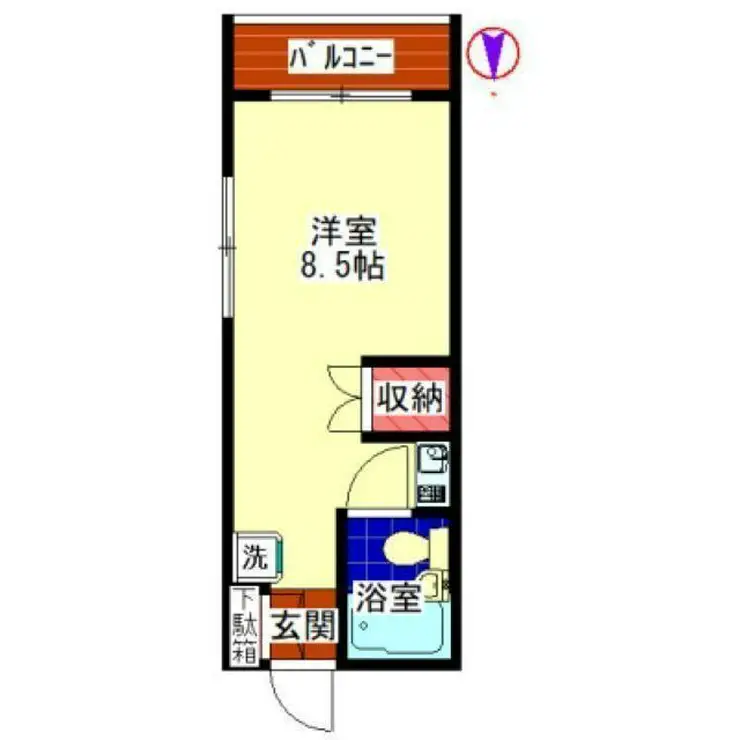 馬込ハイツ 1階階 間取り