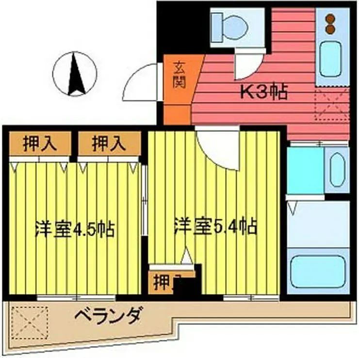エーデルブルーメNo.10 3階階 間取り