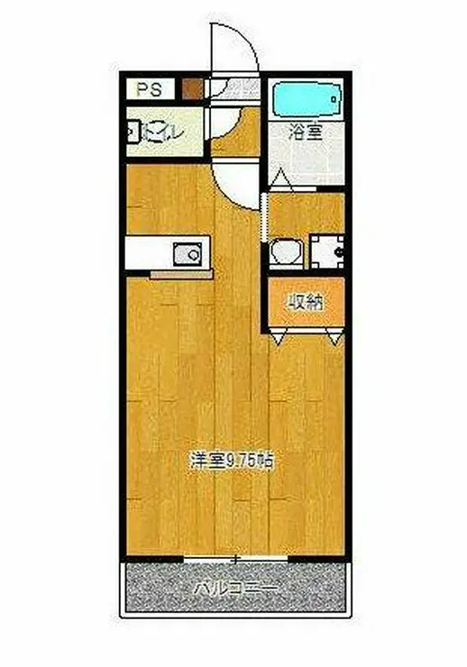 アミューズ渡田 2階階 間取り