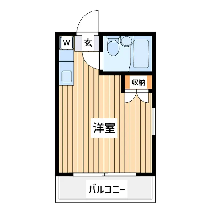 クレール新百合 2階階 間取り
