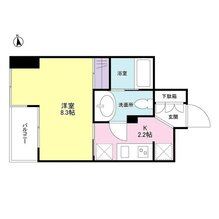 プロスペクト荻窪 1階階 間取り
