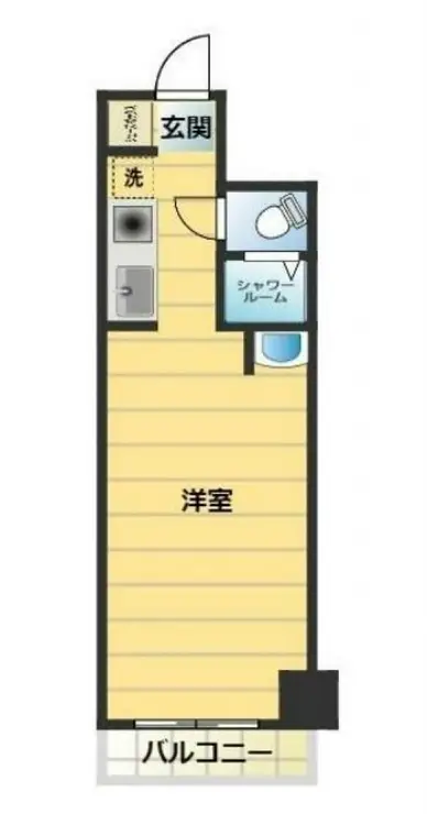 ルイシャトレ恵比寿 5階階 間取り