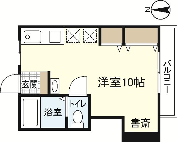 ウェール千田町(ワンルーム/1階)の間取り写真