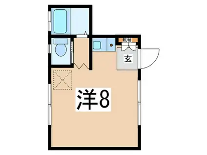 ニューファミリー(ワンルーム/1階)の間取り写真