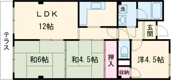  アーバン・アネックス(3LDK/3階)の間取り写真