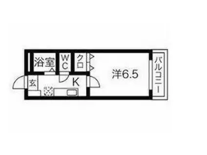 南大塚3丁目(1K/2階)の間取り写真