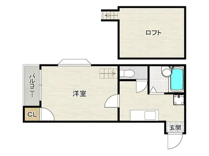 TOMATE CLUB(1K/2階)の間取り写真