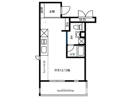 LIFE GRANDE HAKATA(ワンルーム/7階)の間取り写真