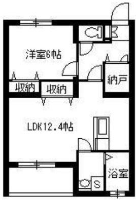 ジャルダンフリューリードーソンIV(1LDK/3階)の間取り写真