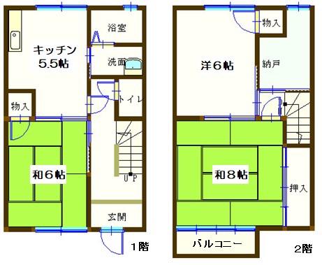 ガーデンハイツさとうA(3K/1階)の間取り写真