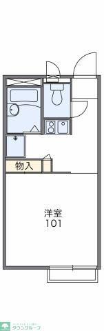 レオパレストゥルヌソル(1K/1階)の間取り写真