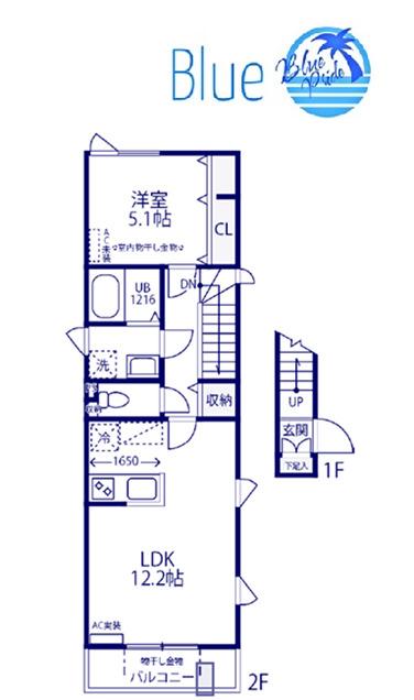 LEPOA KOTI(1LDK/2階)の間取り写真