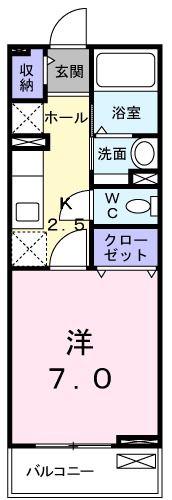 BLUE SKY HOME 箱根(1K/2階)の間取り写真