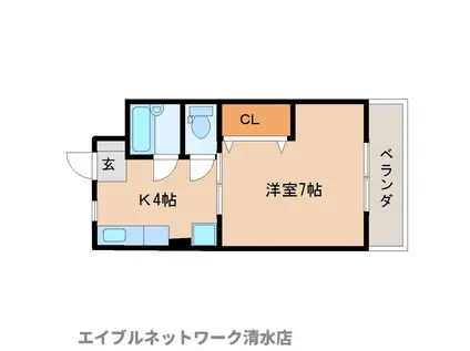 サン・ドマーニ(1K/2階)の間取り写真