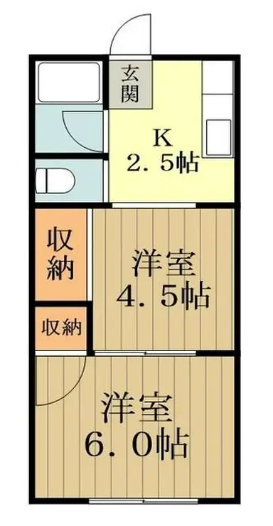 ヒルマハイム 1階階 間取り