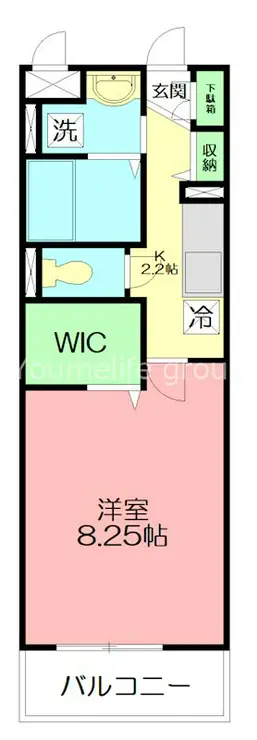 ベルクレスト 2階階 間取り