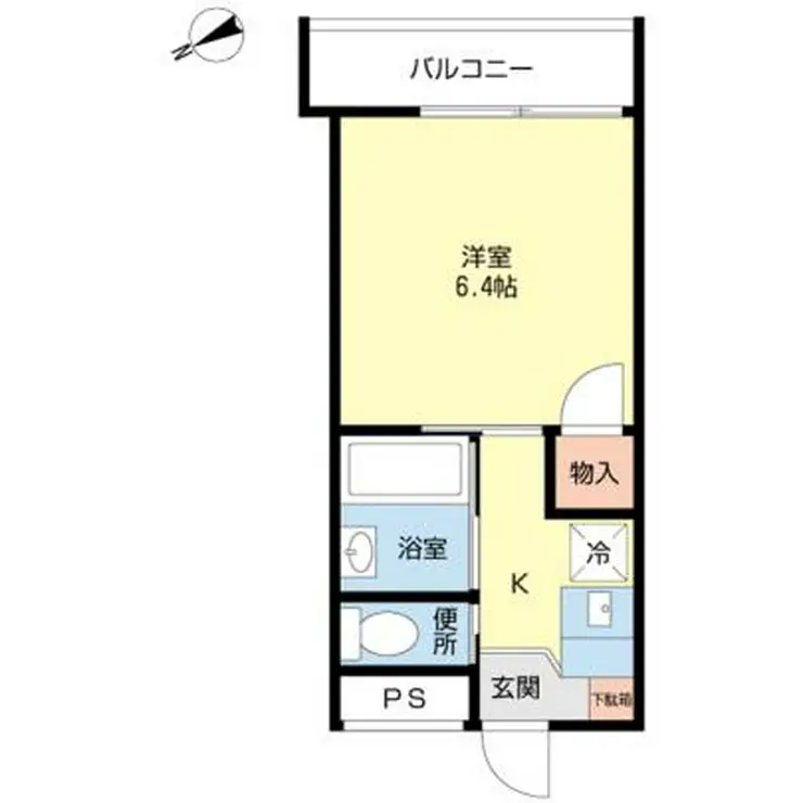 メゾンクレマツ 3階階 間取り