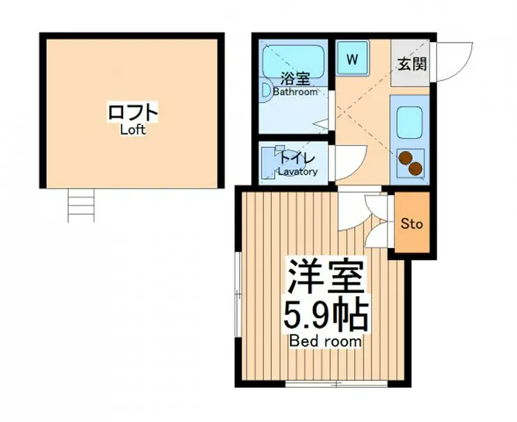 フォルトーナ矢向 2階階 間取り