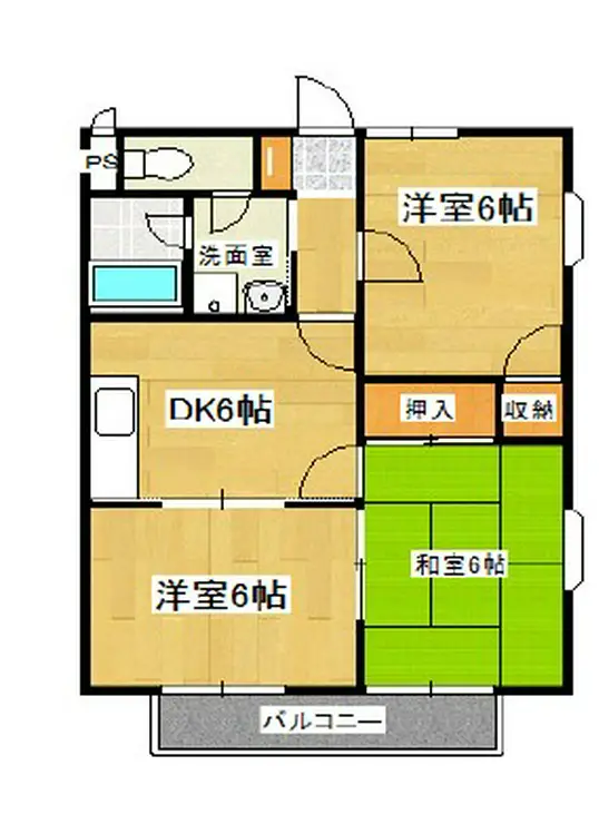 リステージ南壱番館 3階階 間取り