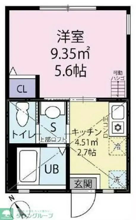 ベルビュー上大岡 1階階 間取り