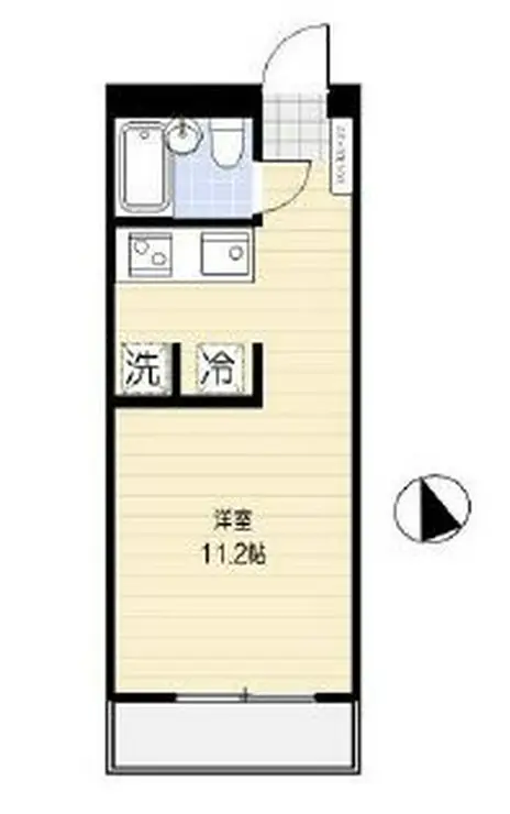 シティマンション東中野 5階階 間取り