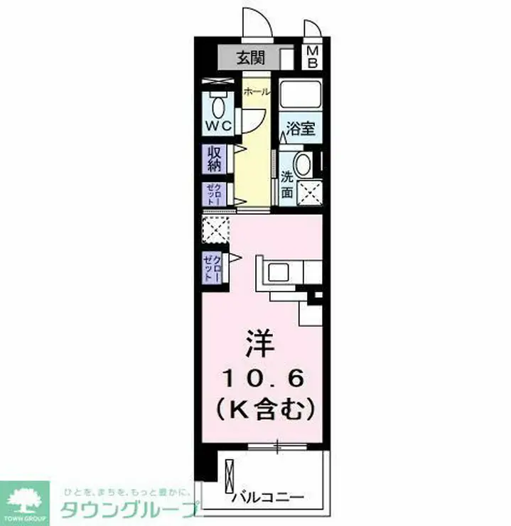 ルポンドラルカンシェル 2階階 間取り