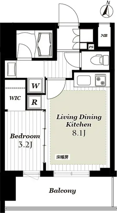 レジデンシャルステート川越 3階階 間取り