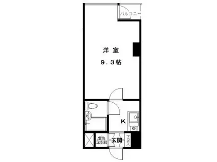 ノア道玄坂(1K/8階)の間取り写真