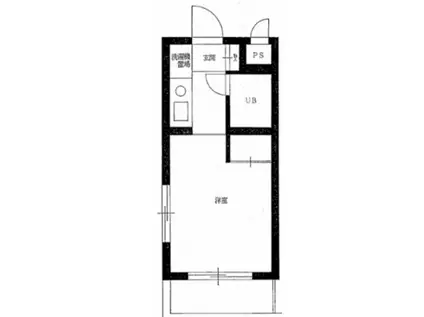 フェニックスマンション阿佐谷第2(ワンルーム/2階)の間取り写真