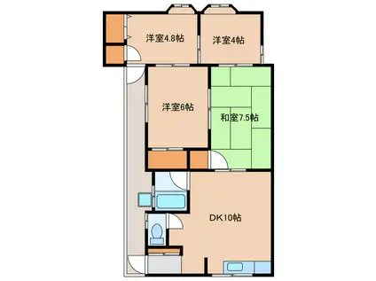 味村様アパート(4DK/2階)の間取り写真