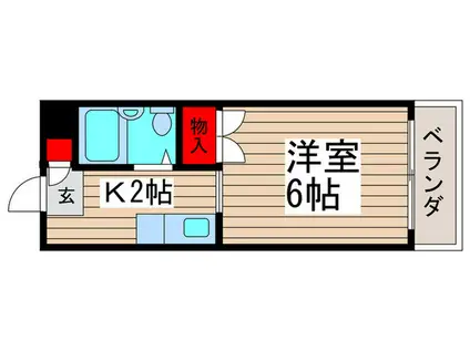 第一今井ビル1-1(1K/3階)の間取り写真