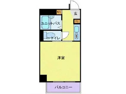 エルウイング池袋(1K/5階)の間取り写真