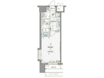 グランド・ガーラ神田(1K/8階)の間取り写真